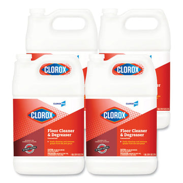 Clorox® Professional Floor Cleaner And Degreaser Concentrate, 1 Gal Bottle, 4-carton freeshipping - TVN Wholesale